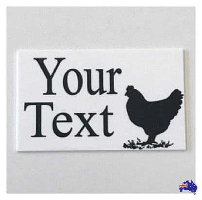 Chicken Hen Custom Personalised Sign - The Renmy Store Homewares & Gifts 