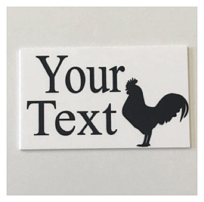 Rooster Custom Personalised Sign - The Renmy Store Homewares & Gifts 