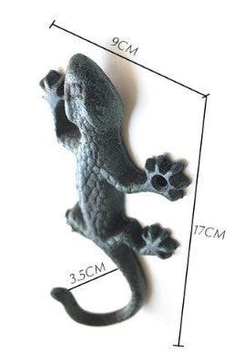 Wrought Iron Gecko Hook American Cast Iron Garden Hook - The Renmy Store Homewares & Gifts 