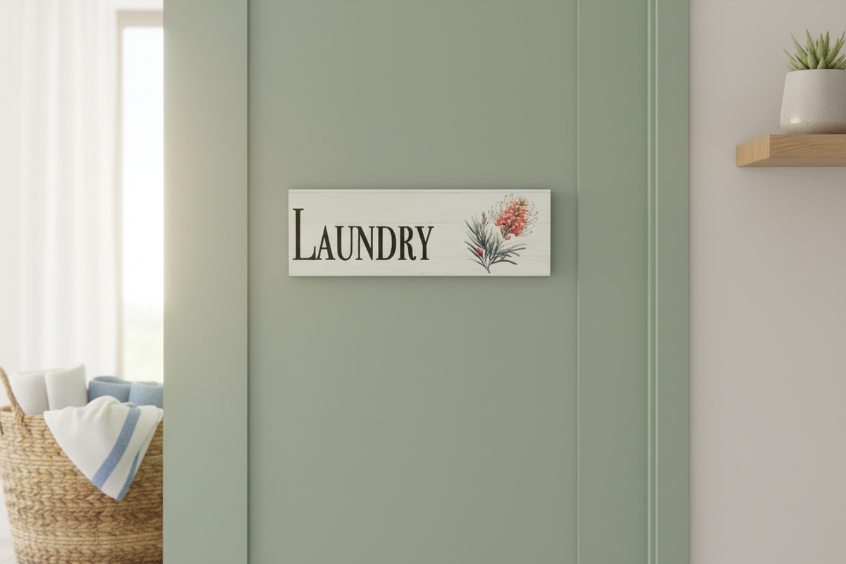 Additional Grevillea Laundry sign lifestyle image