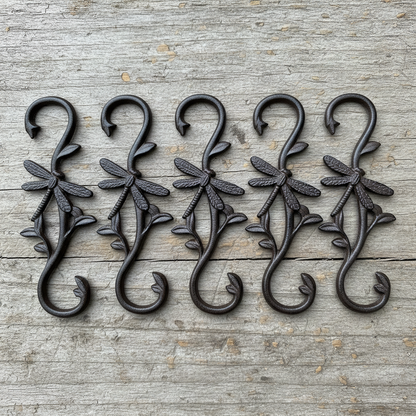 All 5 Hooks Flat Lay - Close Up