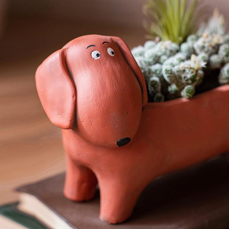 Planter Pot Super Dog Garden - The Renmy Store Homewares & Gifts 