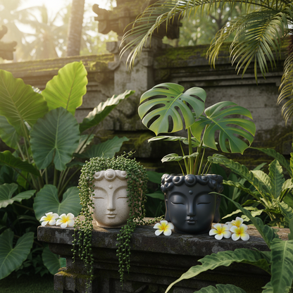 Bali Stone Garden - Buddha Planters