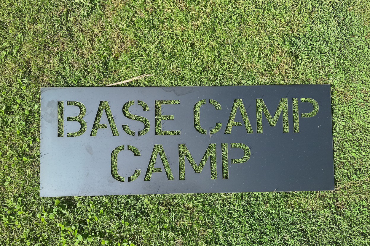Base Camp flat lay