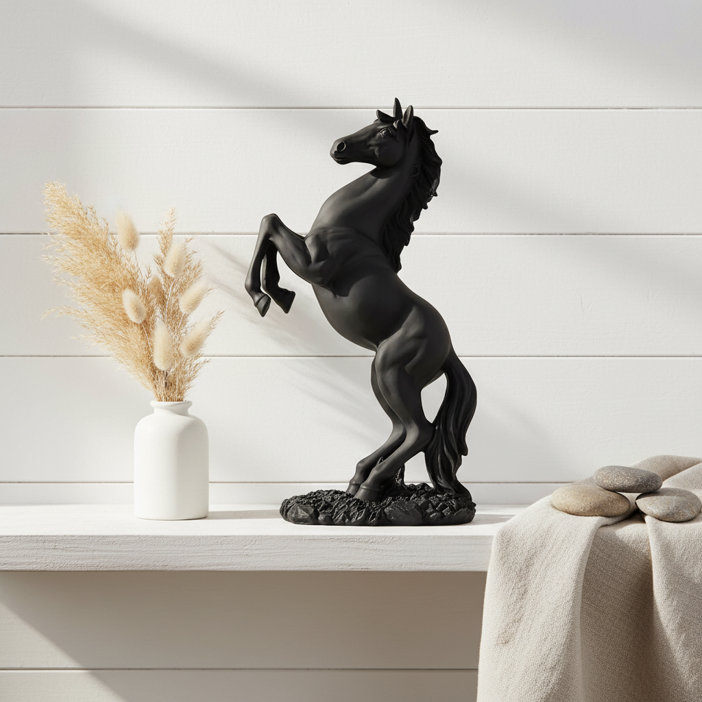 Black Horse Farmhouse Shelf