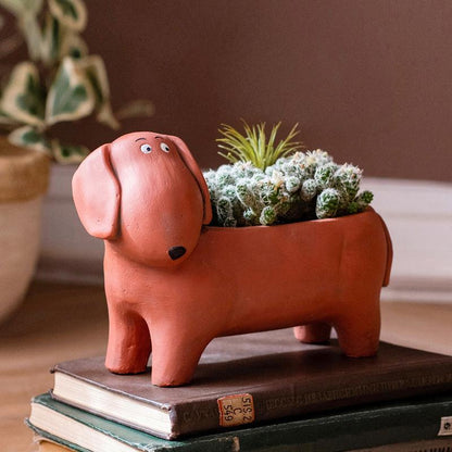 Planter Pot Super Dog Garden - The Renmy Store Homewares & Gifts 