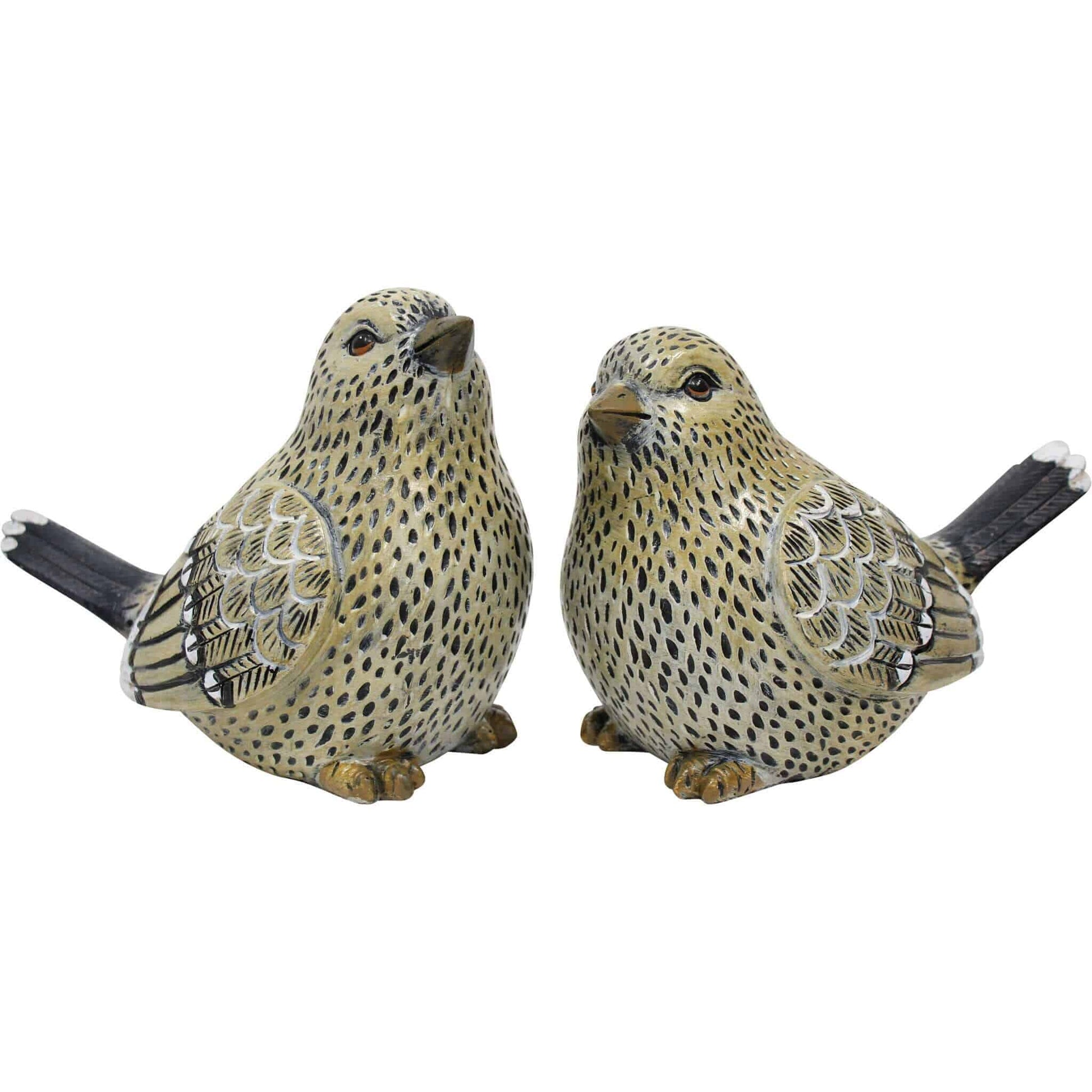 Bird Woodland Set of 2 Ornament - The Renmy Store Homewares & Gifts 