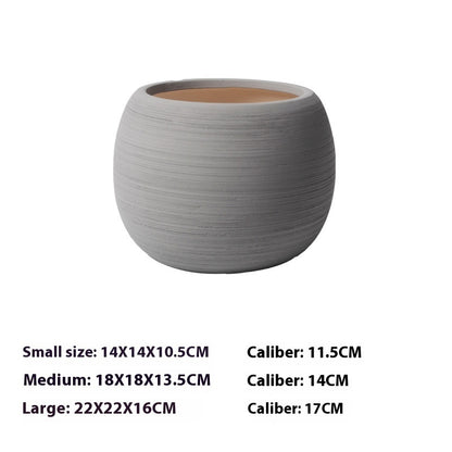 Planter Pot Garden Natural Earth Ceramic