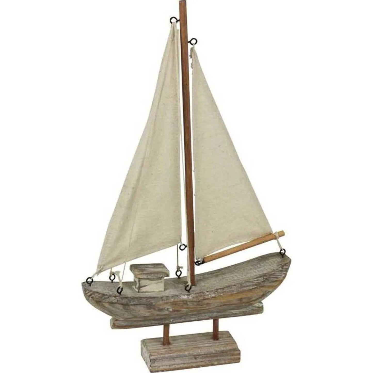 Sailing Boat Nautical Natural Coastal - The Renmy Store Homewares & Gifts 