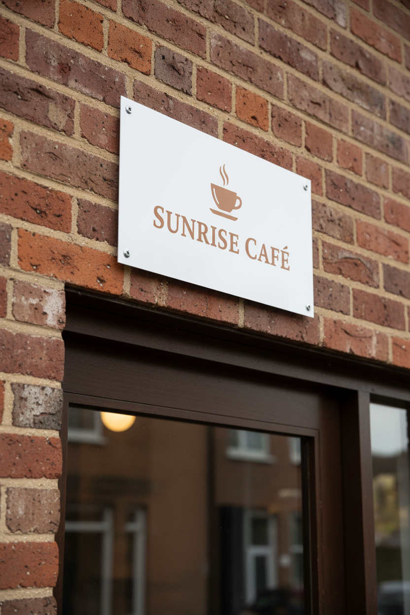 Cafe sign