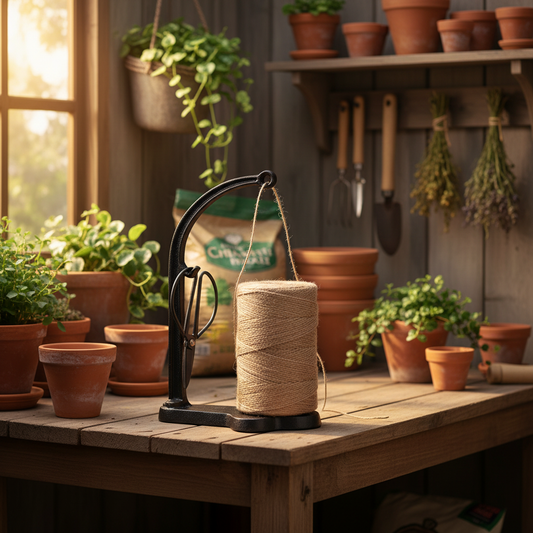 Cast Iron Arch Twine Stand — Garden Shed