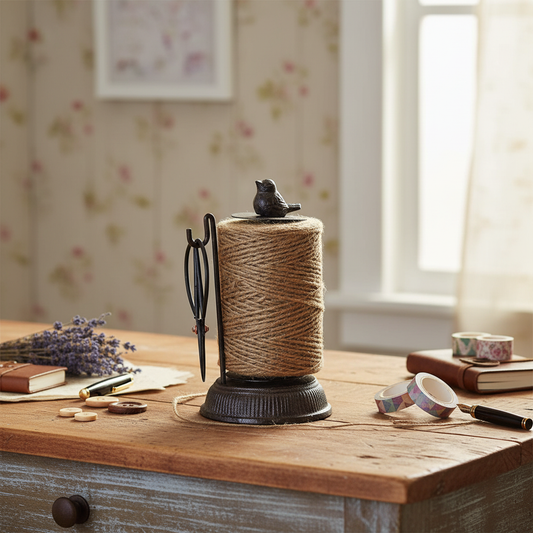 Cast Iron Bird Twine Holder Large — Craft Desk