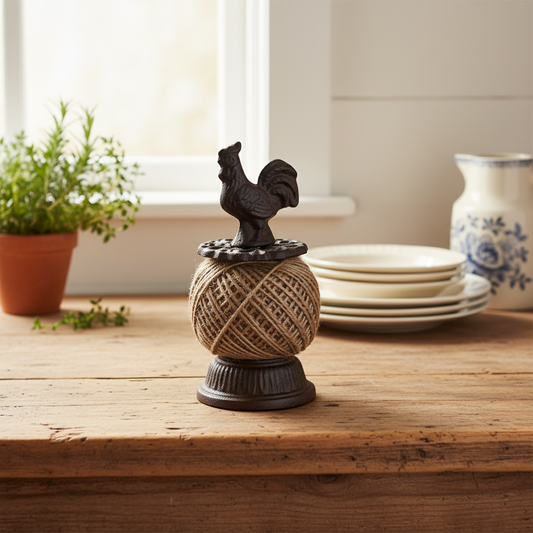 Cast Iron Rooster Twine Holder — Kitchen