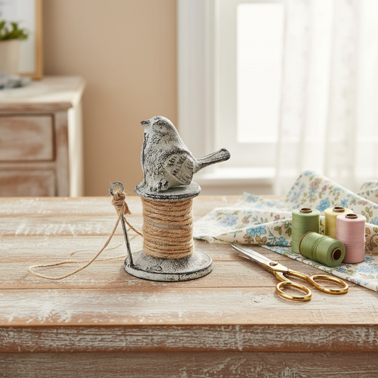 Cast Iron Twine Holder — Craft Desk Lifestyle