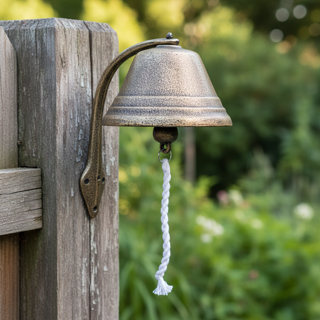 Cast Iron Wall Bell - Farmhouse