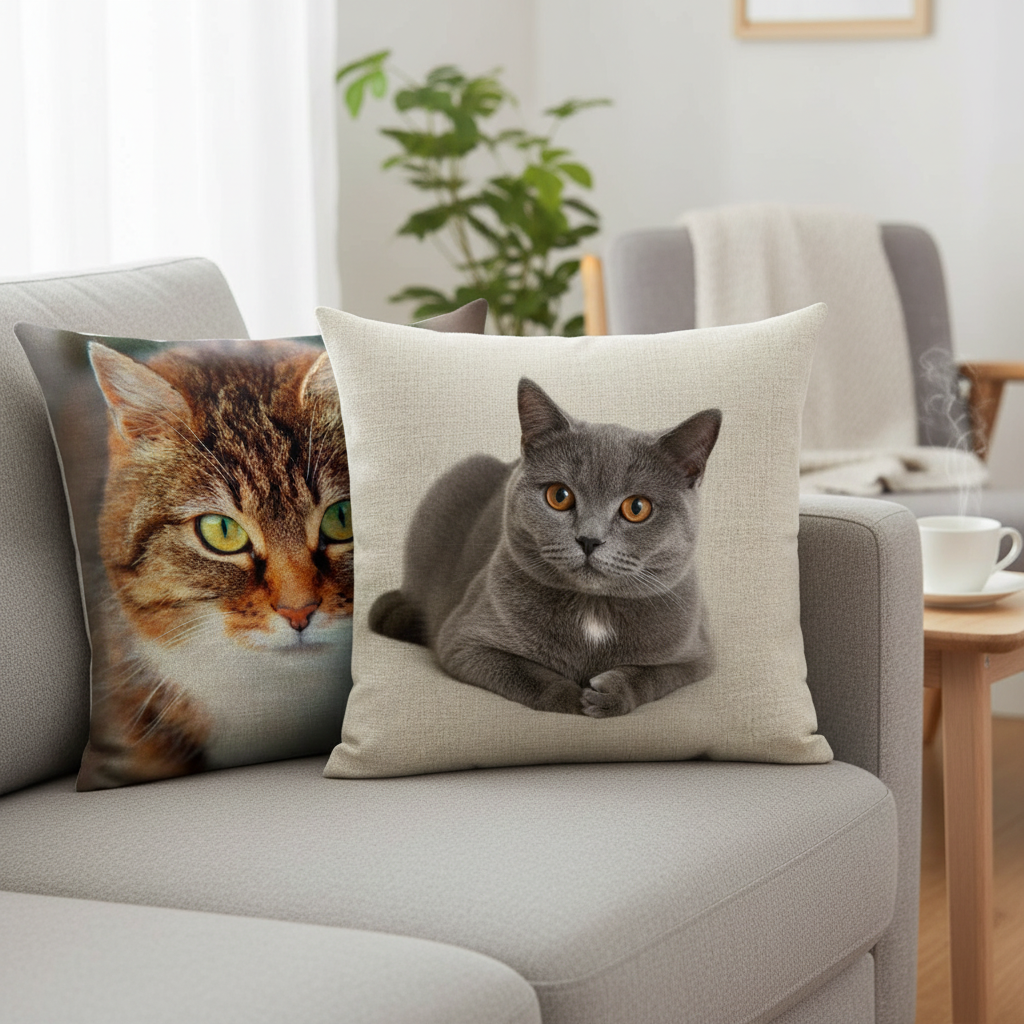 Cat Cushions Sofa
