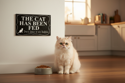 Cat Has Been Fed - Kitchen