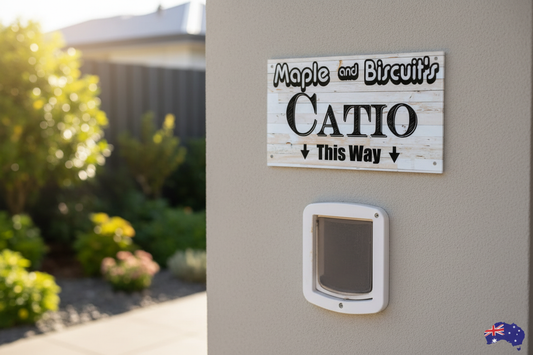 Catio Sign Cat Door
