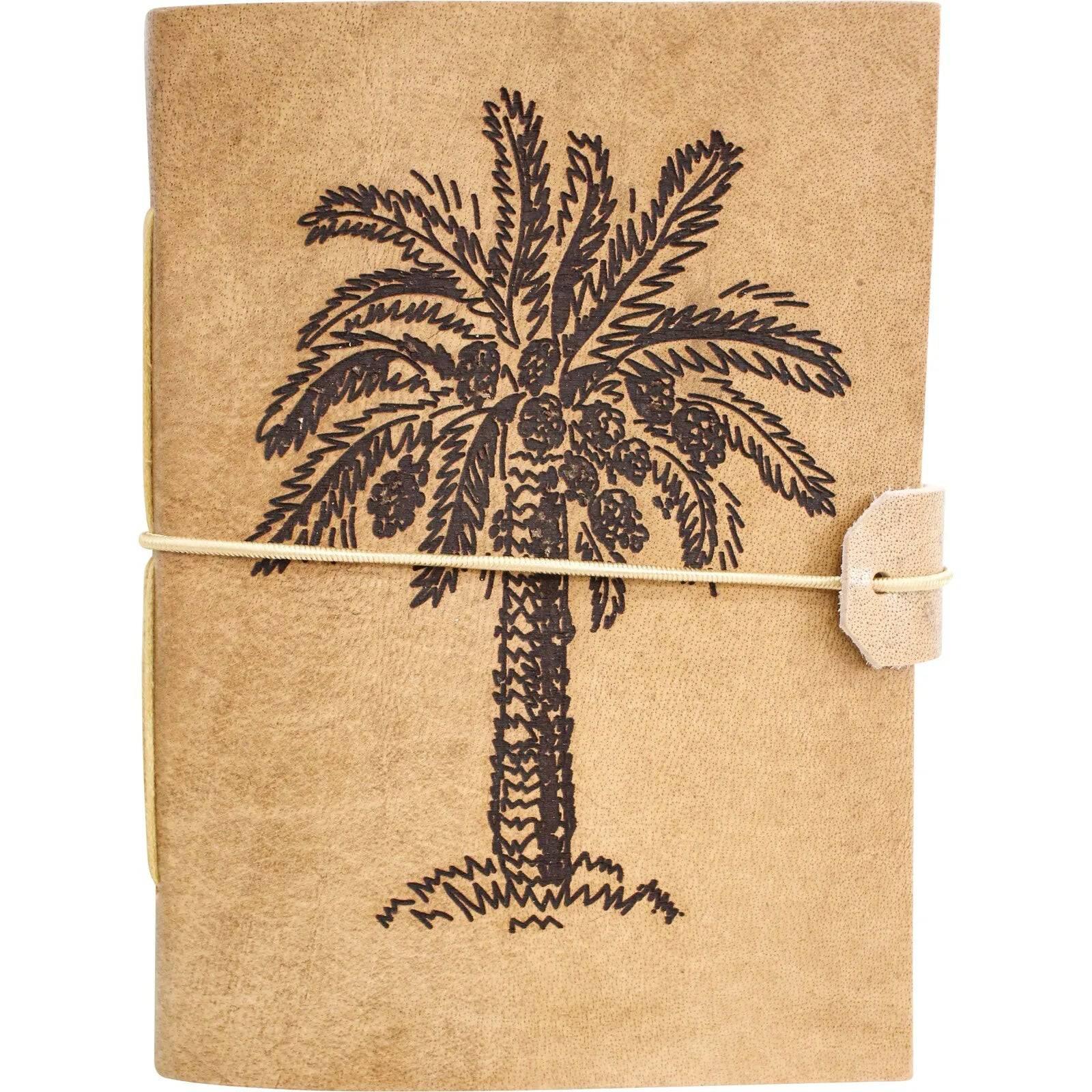 Journal Leather Diary Note Book Date Palm - The Renmy Store Homewares & Gifts 