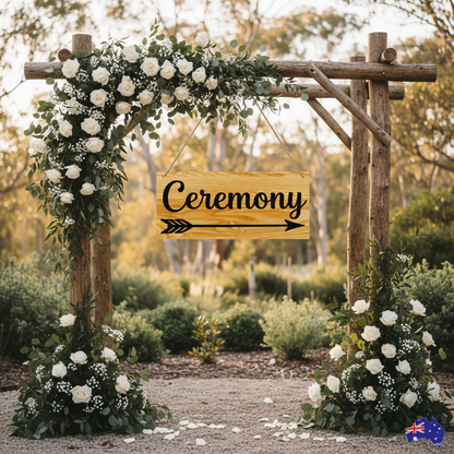 Ceremony lifestyle sign