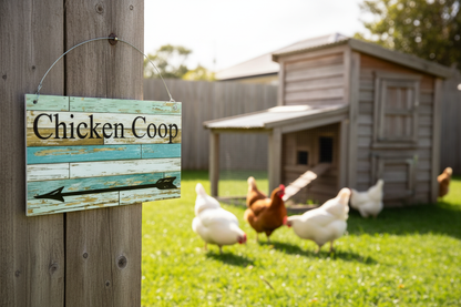 Chicken Coop fresh sign