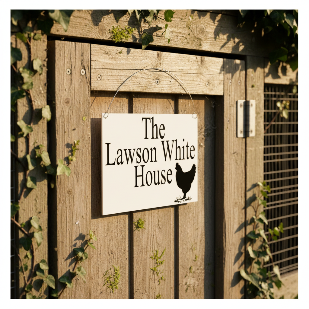 Chicken Sign Coop