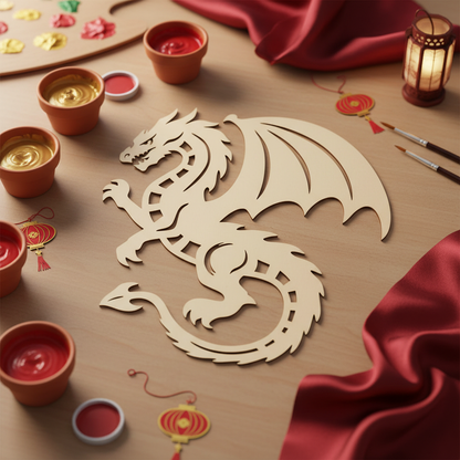 Chinese Dragon MDF craft lifestyle image