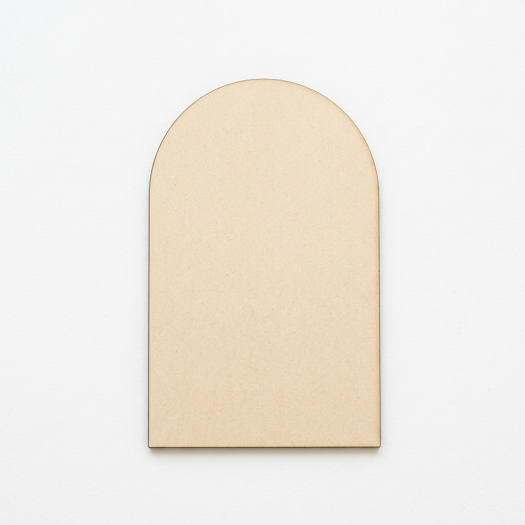 Classic raw MDF arch blank