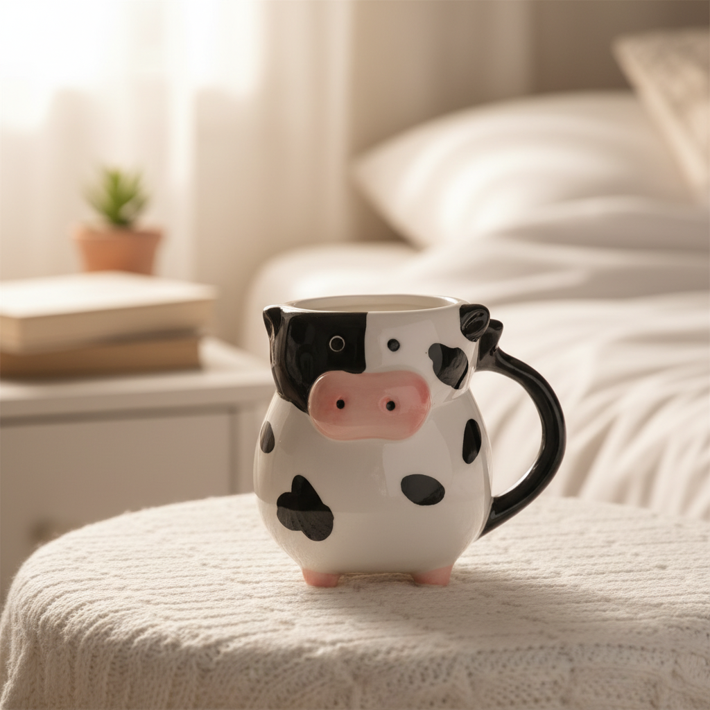 Cow Mug Bedside
