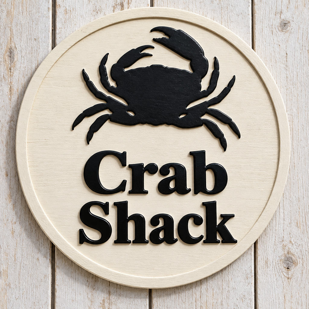 Crab Shack sign preview