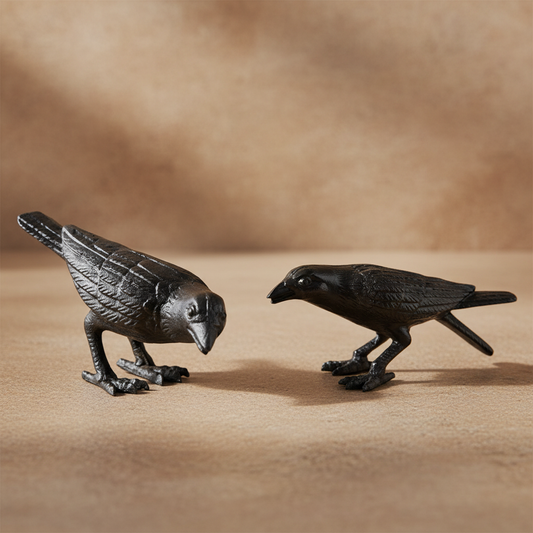 Crow Birds — Stone Surface