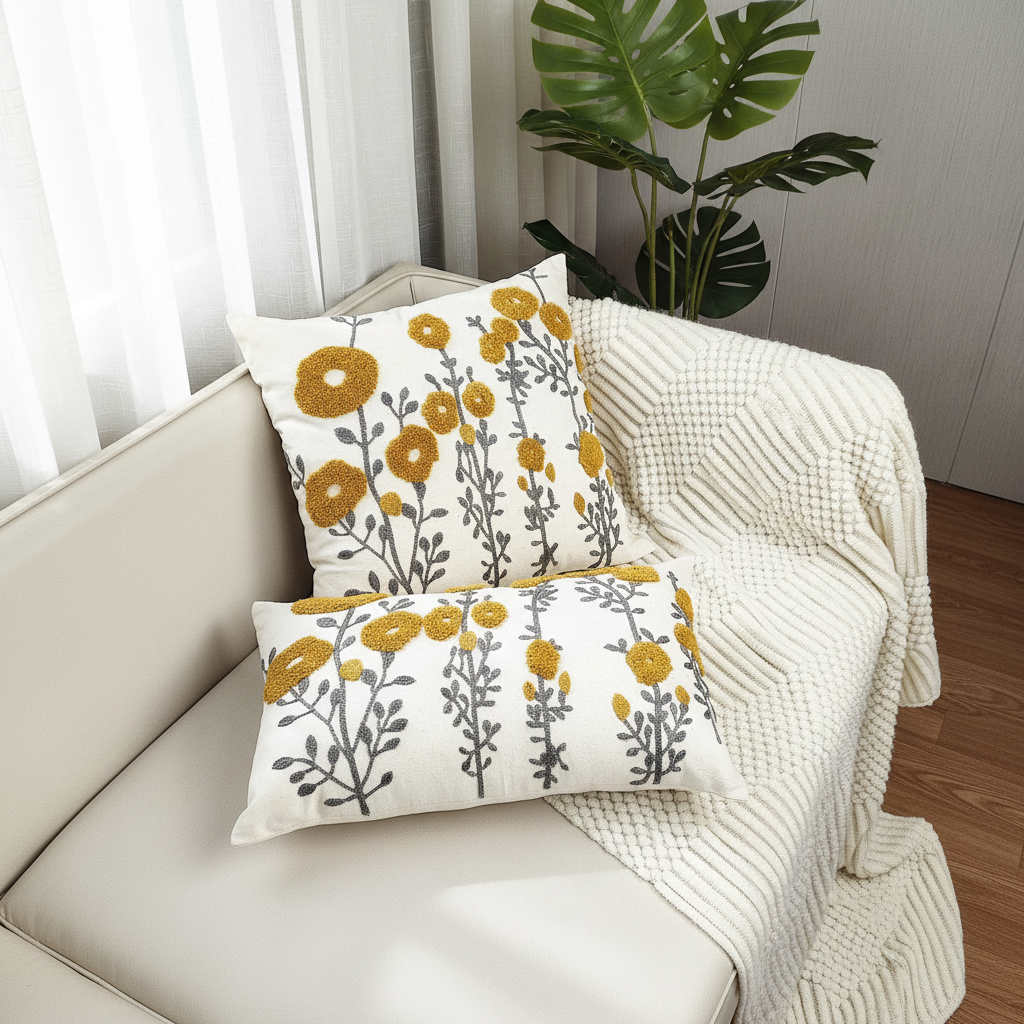 Cushion cover — boho sofa lifestyle