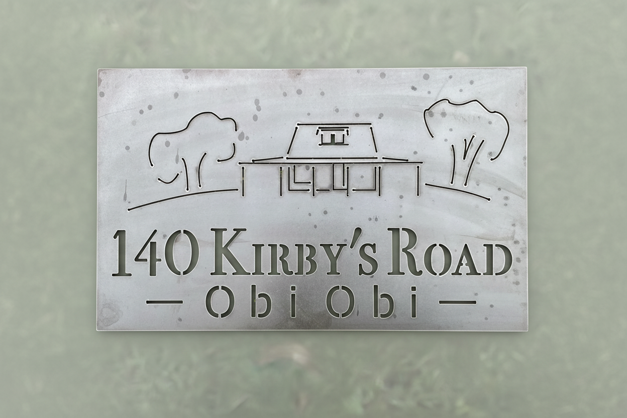 Custom Metal Sign - Blog Header