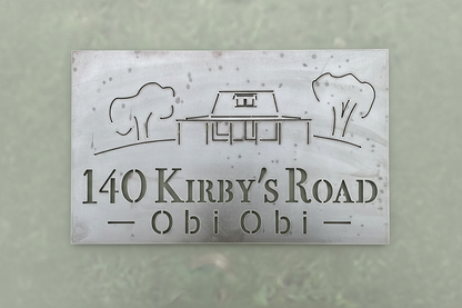 Custom Metal Sign - Blog Header