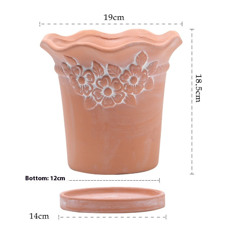 Planter Pot Garden Terracotta Pottery Clay Range