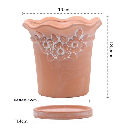Planter Pot Garden Terracotta Pottery Clay Range