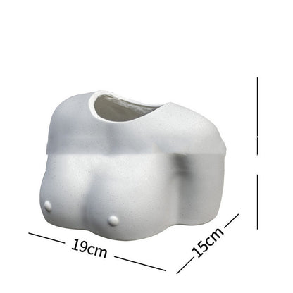 Planter Pot Vase Flower Plant Feminine Lady Booty Boob