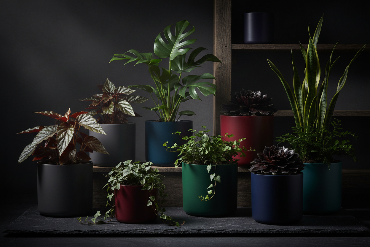 Dark Moody Shelf Scene