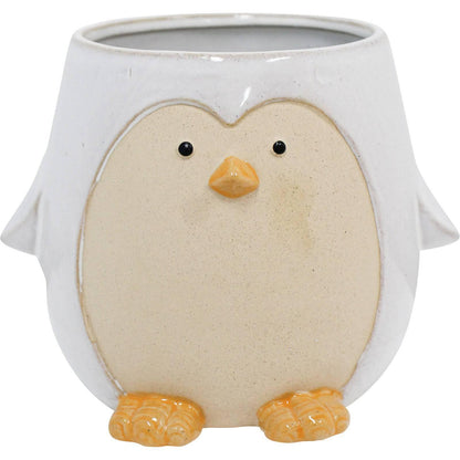 Penguin Happy Plant Pot Planter Garden - The Renmy Store Homewares & Gifts 