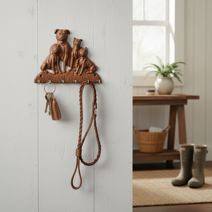 Dog Key Rack Entryway