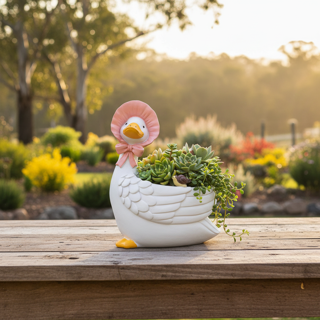 Duck Goose Planter Aussie Country