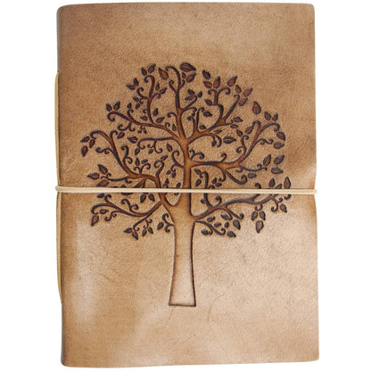 Journal Leather Diary Note Book Tree of Life - The Renmy Store Homewares & Gifts 