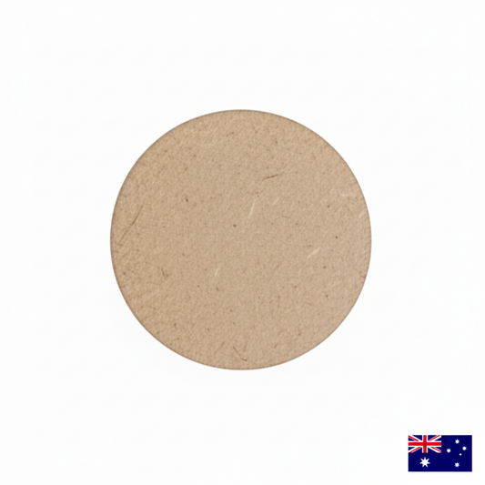 Enhanced single 5cm MDF circle with Australian flag