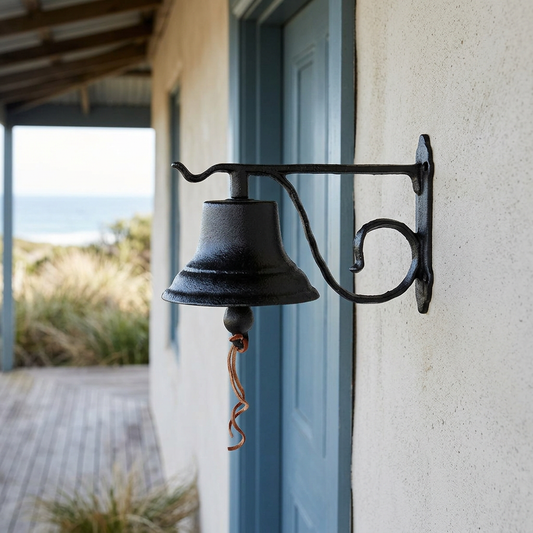 Entrance bell at an Australian coastal cottage