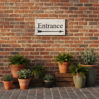 Entrance lifestyle sign