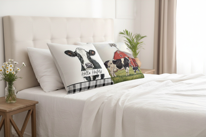 Farmhouse Cow - Bedroom