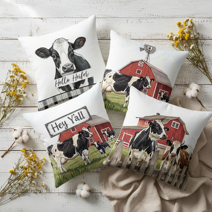 Farmhouse Cow - Flat Lay
