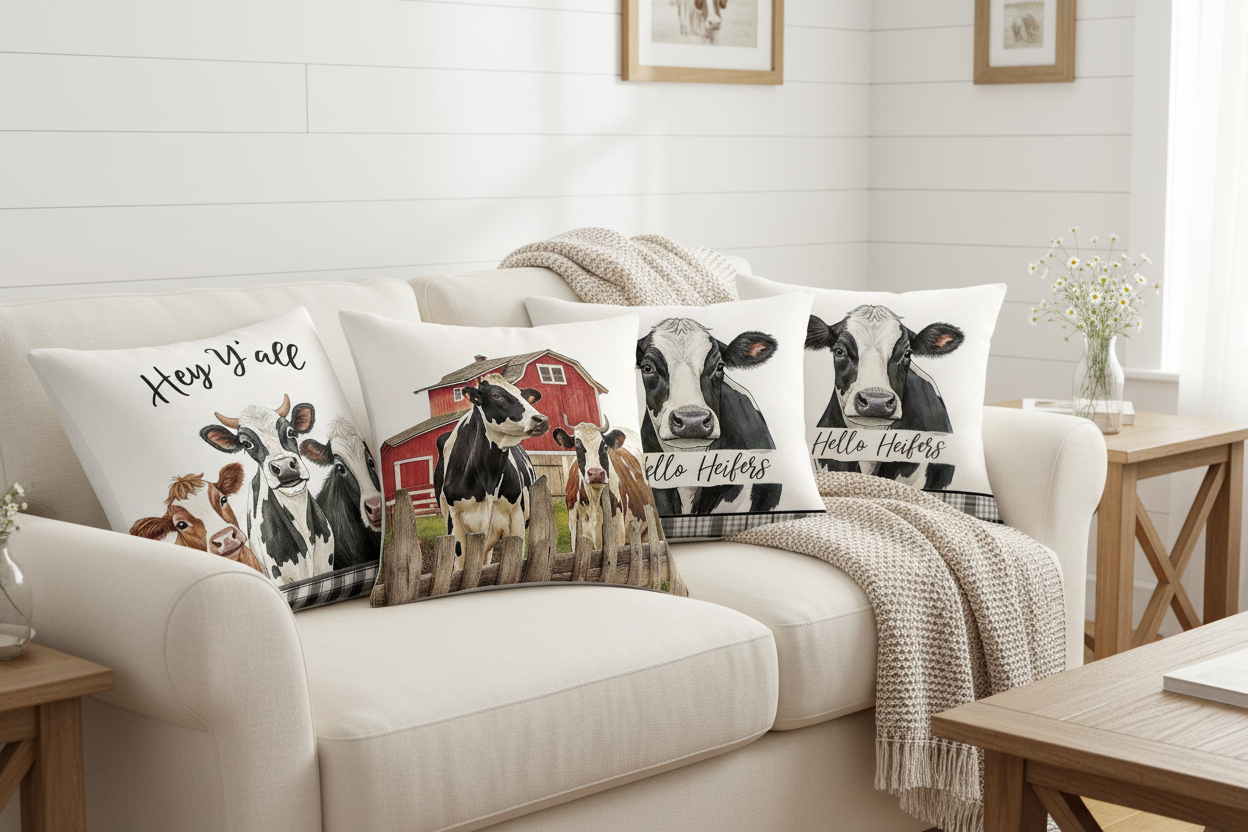 Farmhouse Cow - Sofa