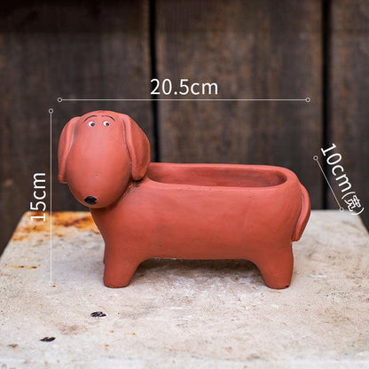 Planter Pot Super Dog Garden - The Renmy Store Homewares & Gifts 