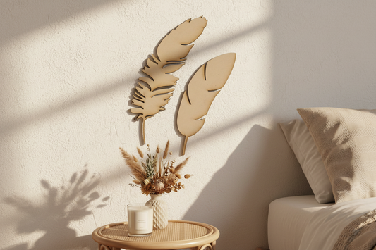 Feather Wall Mounted